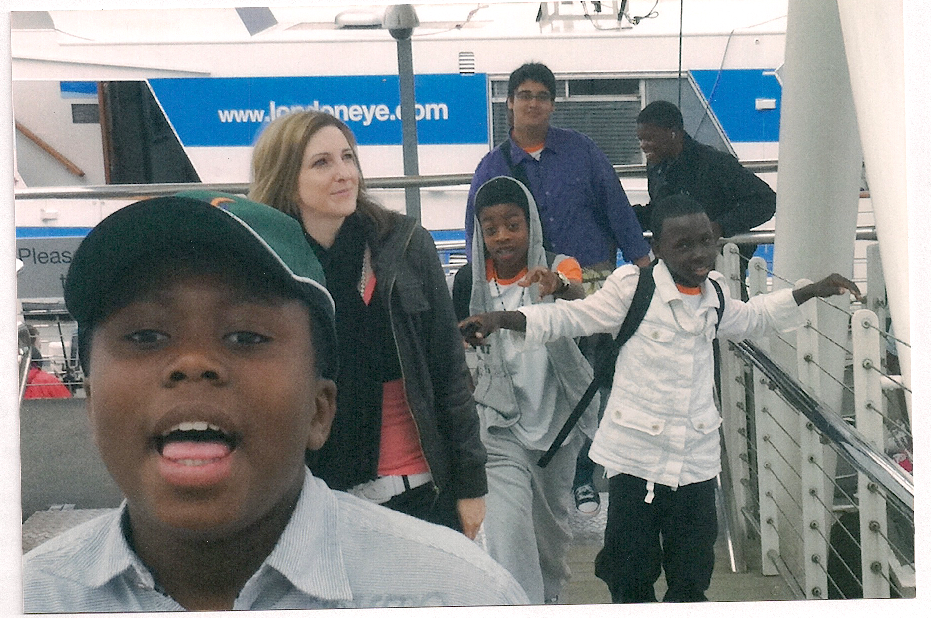 Young people enjoying a supported group activity
